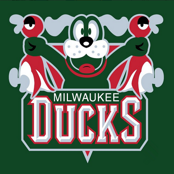 Milwaukee Ducks logo fabric transfer